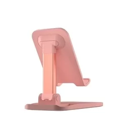 Devia - univerzális asztali telefon- és tablettartó állvány, pink, csúszásgátlóval-1