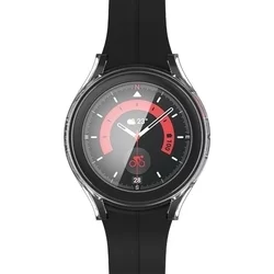 Samsung Galaxy Watch 5 Pro (45 mm) - SPIGEN Thin Fit átlátszó szilikon védőtok + üvegfólia-2