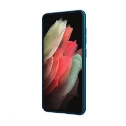 Telefontok Samsung Galaxy S21 FE - Nillkin Super Frosted kék tok-3