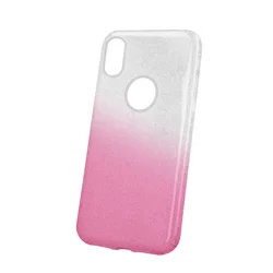Telefontok Samsung J4 2018 - Gradient Glitter szilikon tok pink-2