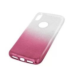 Telefontok Samsung J4 2018 - Gradient Glitter szilikon tok pink-3