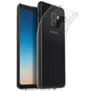 Telefontok Samsung Galaxy A5 2018 / A8 2018 - átlátszó szilikon tok