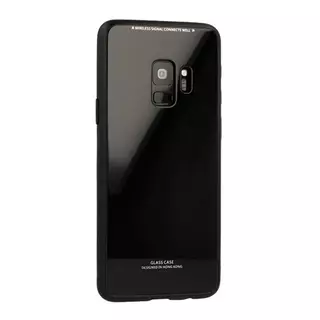 Telefontok Huawei Y5 2018 - fekete üveg hátlaptok