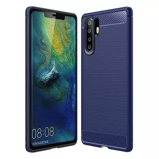 Telefontok Huawei P30 Pro - Carbon Case Rugalmas Cover TPU tok - kék