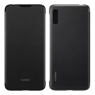 Telefontok Huawei Y6 2019 - Eredeti Huawei Folio kinyitható tok fekete