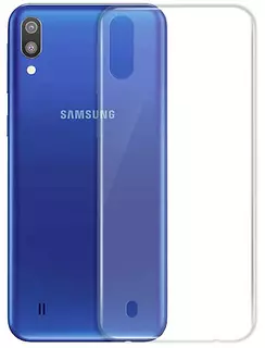 Telefontok Samsung Galaxy M10 - átlátszó szilkon tok