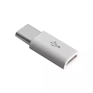 Adapter: Micro USB - TYPE-C fehér adapter