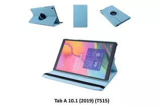 Tablettok Samsung Galaxy Tab A 10.1 2019 (SM-T510, SM-T515) - kék fordítható műbőr tablet tok