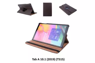 Tablettok Samsung Galaxy Tab A 10.1 2019 (SM-T510, SM-T515) - barna fordítható műbőr tablet tok