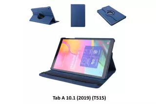 Tablettok Samsung Galaxy Tab A 10.1 2019 (SM-T510, SM-T515) - sötétkék fordítható műbőr tablet tok
