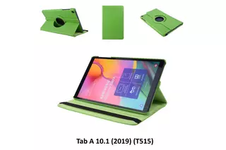 Tablettok Samsung Galaxy Tab A 10.1 2019 (SM-T510, SM-T515) - zöld fordítható műbőr tablet tok