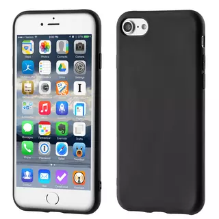Telefontok iPhone 6/6s - fekete szilikon tok 