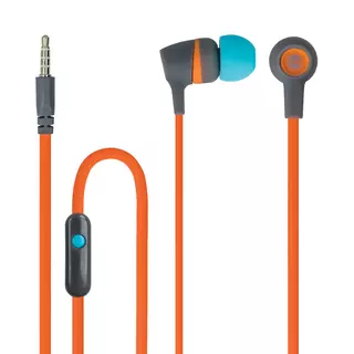 Headset: Forever JSE-200 - narancssárga-kék stereo headset