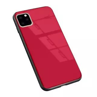 Telefontok iPhone 11 Pro Max - Forcell piros üveg hátlaptok
