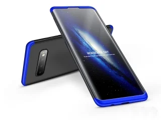 Telefontok Samsung Galaxy S10 - GKK Protection 3in1 hátlap - fekete-kék