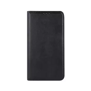 Telefontok LG K40 - Smart Magnetic fekete szilikon keretes mágneses könyvtok