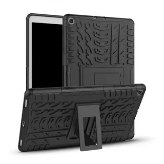 Tablettok Samsung Galaxy Tab A 10.1 2019 (SM-T510, SM-T515) - Armorlok ütésálló, kitámasztható, fekete tablet tok