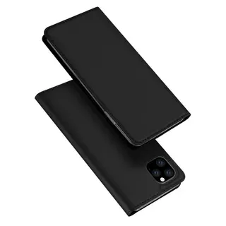 Telefontok iPhone 11 PRO MAX - Dux Ducis fekete kinyitható tok