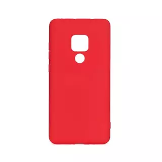 Telefontok Huawei Mate 20 - piros áttetsző szilikon tok
