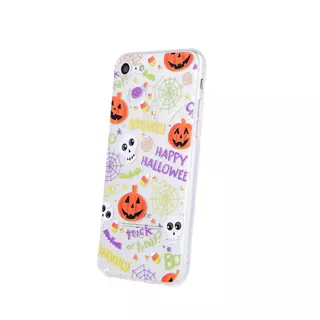 Telefontok iPhone X / iPhone XS - Halloween mintás szilikon tok