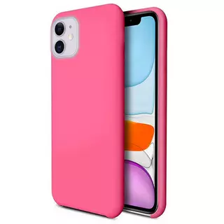 Telefontok iPhone 11 - hot pink szilikon tok