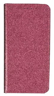 Telefontok iPhone 11 PRO - pink Shiny mágneses szilikon keretes könyvtok