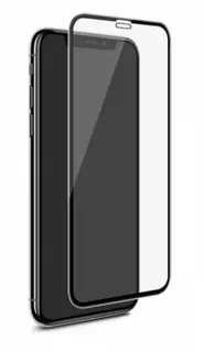 Üvegfólia iPhone 11 - 3D üvegfólia fekete kerettel