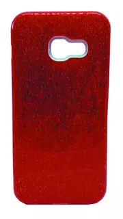 Telefontok Samsung Galaxy A3 2017 - piros Shiny tok