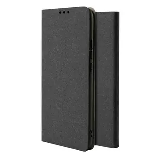 Telefontok Xiaomi Redmi Note 8 Pro - Denim fekete szilikon keretes könyvtok