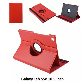 Tablettok Samsung Galaxy Tab S5e 10.5 (10.5 col) - piros fordítható műbőr tablet tok