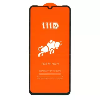 Üvegfólia Xiaomi Mi 9 Lite - fekete tokbarát Slim 3D üvegfólia
