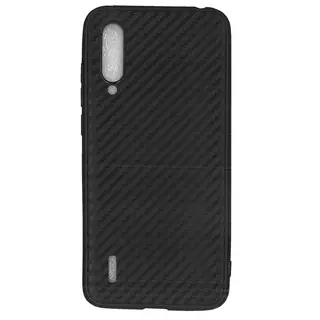Telefontok Xiaomi Mi 9 Lite - SLIM CARBON fekete szilikon tok