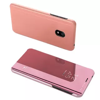 Telefontok Xiaomi Redmi 8A - Rose Gold Clear View Tok