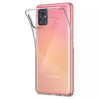 Telefontok Samsung Galaxy A51 - SPIGEN Crystal Clear Átlátszó tok
