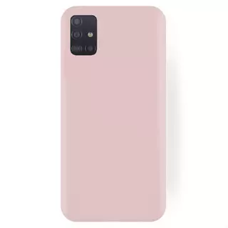 Telefontok Samsung Galaxy A71 - púder pink szilikon tok
