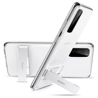 Telefontok Samsung Galaxy S20 - ESR Air Shield átlátszó ütésálló, kitámasztható hátlap tok