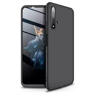 Telefontok Honor 20 / Huawei Nova 5T - GKK Protection 3in1 - fekete hátlaptok