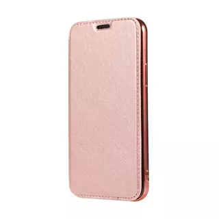 Telefontok Samsung Galaxy S20 Ultra - rose gold-átlátszó könyvtok