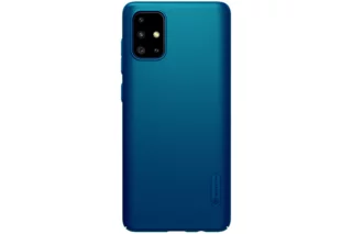 Telefontok Samsung Galaxy A71 - Nillkin Super Frosted kék tok