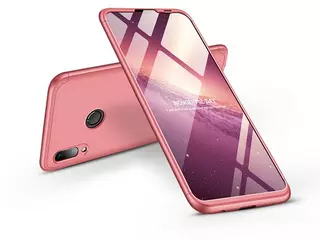 Telefontok Samsung Galaxy A40 - hátlap - GKK Protection 3in1 - rose gold