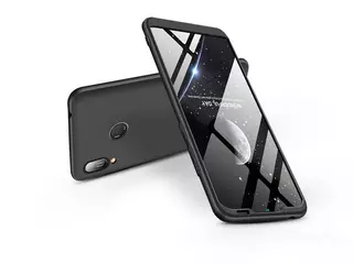 Telefontok Samsung Galaxy A40 - GKK Protection 3in1 - fekete tok