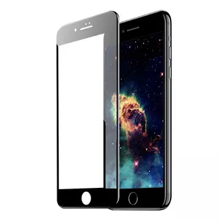 Üvegfólia iPhone 7 Plus / 8 Plus - fekete 5D full glue üvegfólia