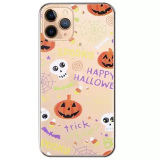 Telefontok iPhone 11 Pro Max - Halloween mintás szilikon tok