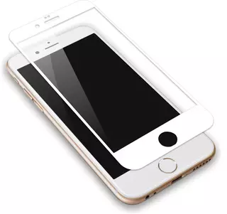 Üvegfólia iPhone 6/6s - fehér 3D üvegfólia