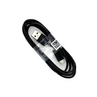 Kábel: Samsung ECB-DU4EBE 1,5 méter micro usb fekete gyári adatkábel