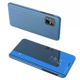 Telefontok Samsung Galaxy A71 - kék Clear View Tok