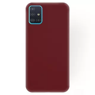 Telefontok Samsung Galaxy A51 - burgundy szilikon tok