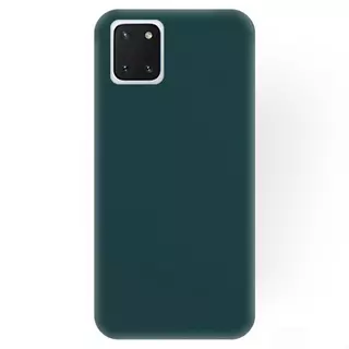 Telefontok Samsung Galaxy Note10 Lite - zöld szilikon tok