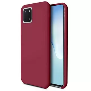 Telefontok Samsung Galaxy Note10 Lite - burgundy szilikon tok