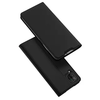 Telefontok Huawei P40 Lite - Dux Ducis fekete flipcover tok